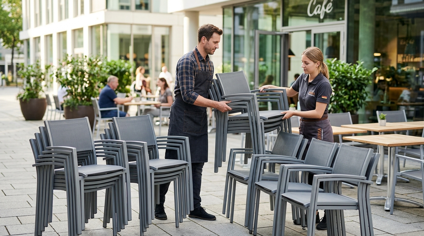 Redaktionelles Titelbild zum Beitrag: Gastrostuhl-Schnelltest: Strategien für Konzeptwechsel und Saisonbetrieb