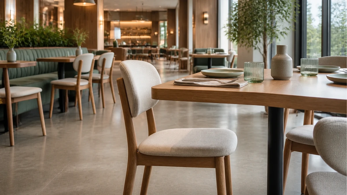 Titelbild zum Ratgeber: Trendgastronomie einrichten: Gastrostühle für Plant-Based, Zero-Waste und natürliche Konzepte